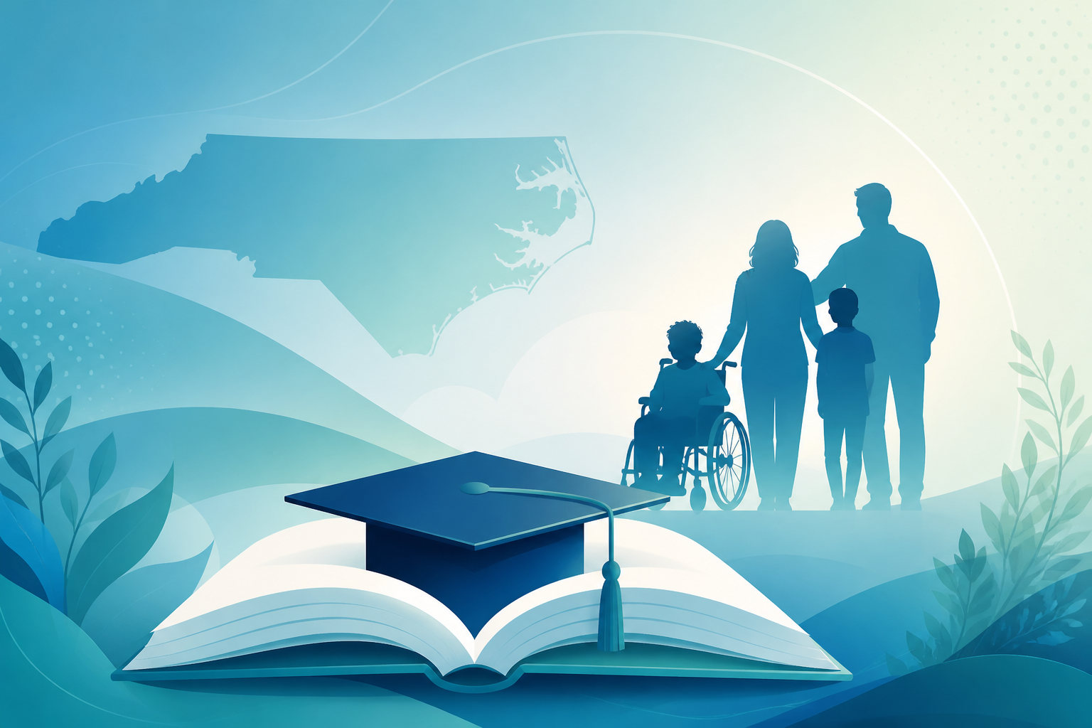 Illustration representing ESA+ educational scholarship support for families